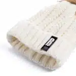 Bonnet renforcé laine avec pompon fourrure 4