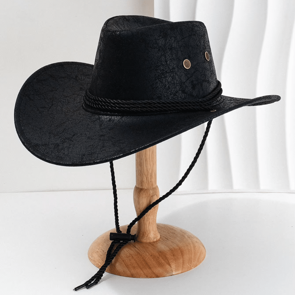 Chapeau cowboy homme cuir