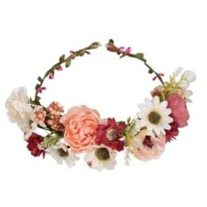 Couronne de fleur sechees