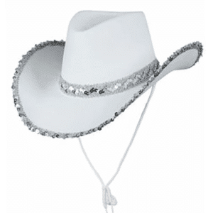 Chapeau cowboy paillette