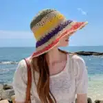 Chapeau de paille arc-en-ciel 4