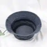 Mode Denim lavé seau chapeau rétro pliable pêcheur casquette coton décontracté chapeau de soleil été en plein air crème solaire casquette pour femmes hommes 3