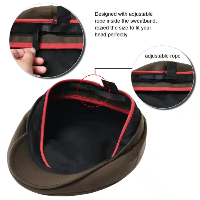 JANGOUL casquette plate 100% coton hommes Ivy Newsboy chapeaux béret printemps hiver solide motif classique décontracté casquettes quotidiennes 5