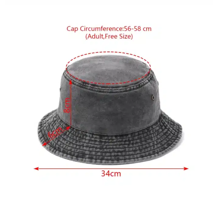 Mode Denim lavé seau chapeau rétro pliable pêcheur casquette coton décontracté chapeau de soleil été en plein air crème solaire casquette pour femmes hommes 2