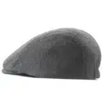 Béret Newsboy en polyester pour hommes, chapeau de peintre Gorras, monochromatique, devant, décontracté, printemps, 2023 3