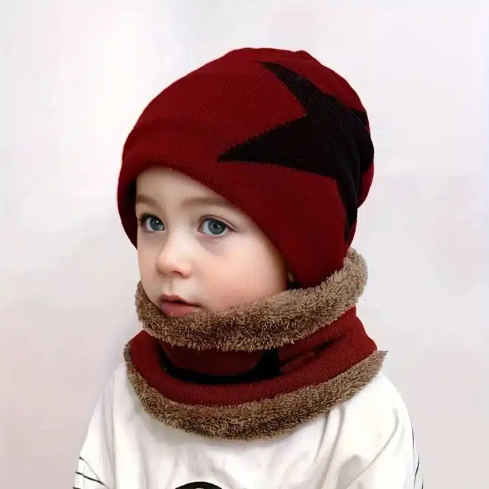 Ensemble de chapeaux tricotés d'hiver festifs, 2 pièces, bonnets de Couple tendance, casquette de crâne Hip Hop unisexe, chapeaux en tricot élastiques 2