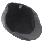 Béret Newsboy en polyester pour hommes, chapeau de peintre Gorras, monochromatique, devant, décontracté, printemps, 2023 4