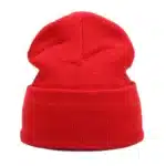 Chapeaux d'hiver nouveaux bonnets tricotés solide mignon chapeau dame automne femme Bonnet casquettes plus chaud Bonnet chapeau pour femmes hommes casquette rouge unisexe 1