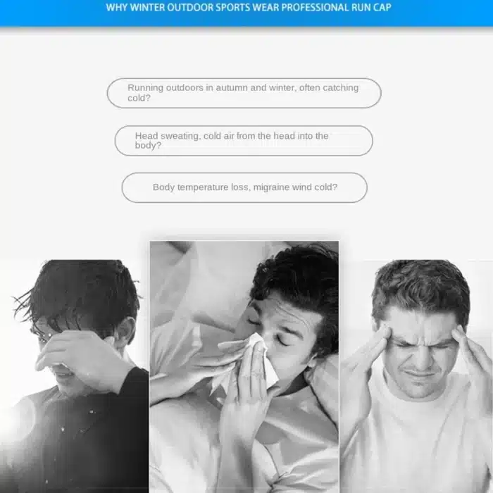 Bonnet de dehors Classique à vaccage Rapide, Doux et Chaud, pour la Course à Pied, Collection Hiver et Automne 6