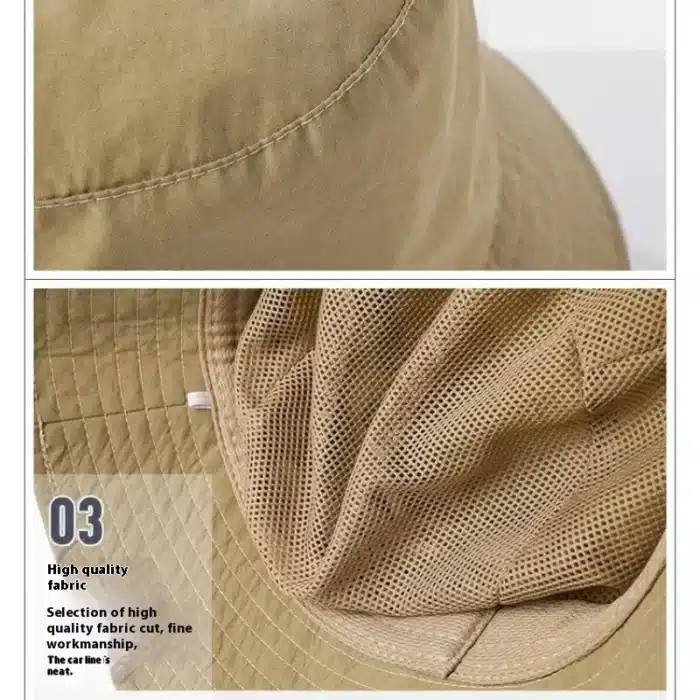 Chapeaux seau grande taille XXL 70cm pour hommes et femmes, chapeaux de soleil grande taille XL 67cm, casquette de pêcheur étanche à grande tête, protection solaire d'été Panama 5