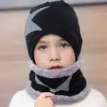 Ensemble de chapeaux tricotés d'hiver festifs, 2 pièces, bonnets de Couple tendance, casquette de crâne Hip Hop unisexe, chapeaux en tricot élastiques 5