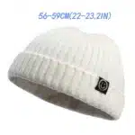 Mode Hip Hop Beanie tricoté chapeau hommes Skullcap femmes hiver chaud sans bords Baggy Melon casquette manchette Docker pêcheur bonnets chapeaux 2