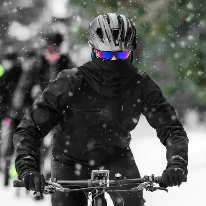 Cagoule tricotée d'hiver unisexe, capuche coupe-vent pour le ski et les activités de plein air, couverture thermique pour le visage 5