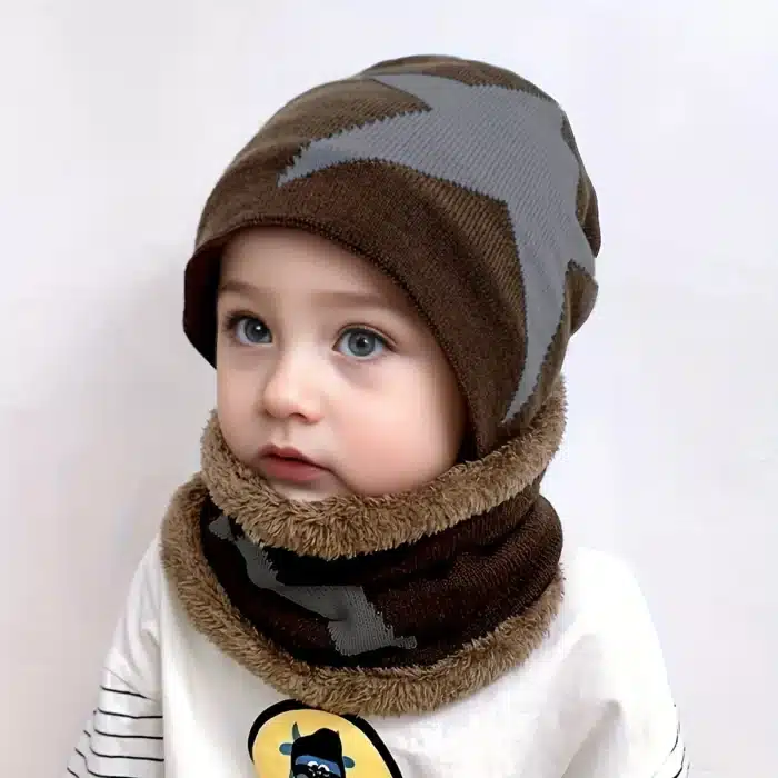 Ensemble de chapeaux tricotés d'hiver festifs, 2 pièces, bonnets de Couple tendance, casquette de crâne Hip Hop unisexe, chapeaux en tricot élastiques 3